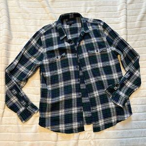 Lucky brand plaid button down shirt